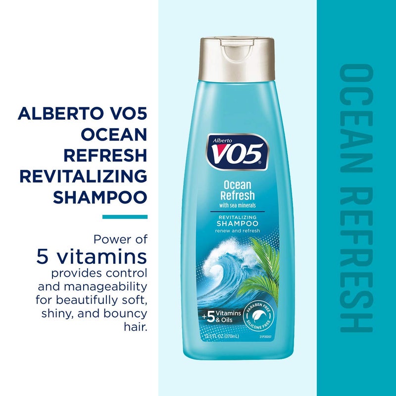 Alberto VO5 VO5 Ocean Refresh Herbal Shampoo - Size 12.5oz - Image 2